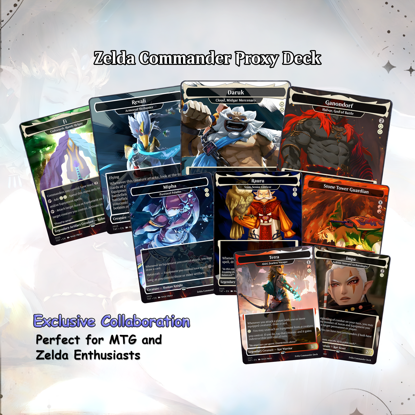 Saviors of Hyrule Commander cEDH Deck - Saviors of Hyrule Commander Magic Commander - Magic Proxy Deck with 160+ Unique Cards - Custom Cards MTG Proxy for Casual Play