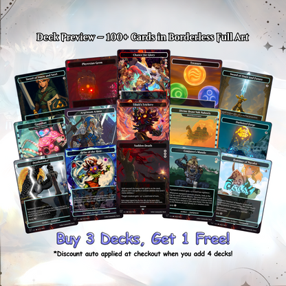 Saviors of Hyrule Commander cEDH Deck - Saviors of Hyrule Commander Magic Commander - Magic Proxy Deck with 160+ Unique Cards - Custom Cards MTG Proxy for Casual Play