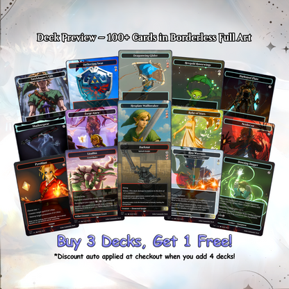 Saviors of Hyrule Commander cEDH Deck - Saviors of Hyrule Commander Magic Commander - Magic Proxy Deck with 160+ Unique Cards - Custom Cards MTG Proxy for Casual Play