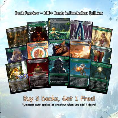 Ultimate Zelda MTG Commander Link EDH Proxy Deck