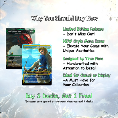 Saviors of Hyrule – 100 Card Zelda Themed Commander | Custom MTG Proxy EDH