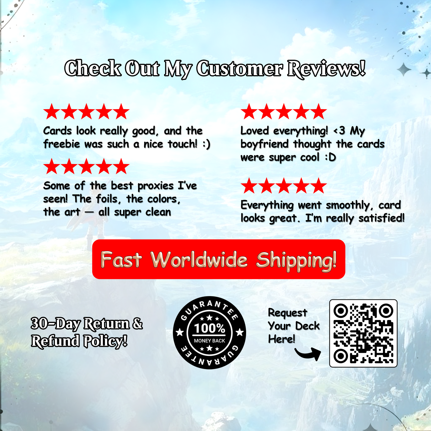 Ultimate Zelda MTG Commander Link EDH Proxy Deck