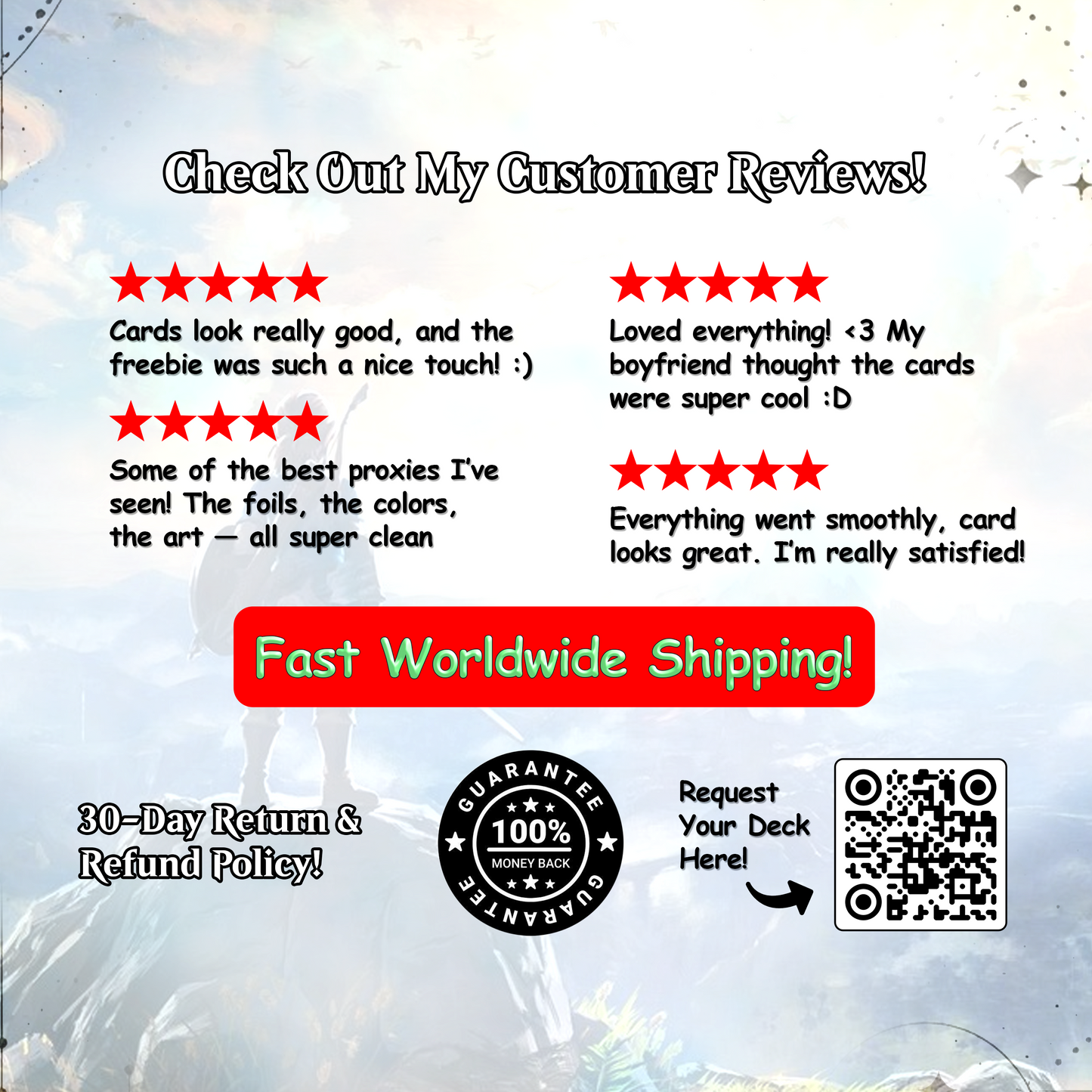 Saviors of Hyrule – 100 Card Zelda Themed Commander | Custom MTG Proxy EDH