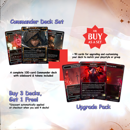 Saviors of Hyrule Commander cEDH Deck - Saviors of Hyrule Commander Magic Commander - Magic Proxy Deck with 160+ Unique Cards - Custom Cards MTG Proxy for Casual Play