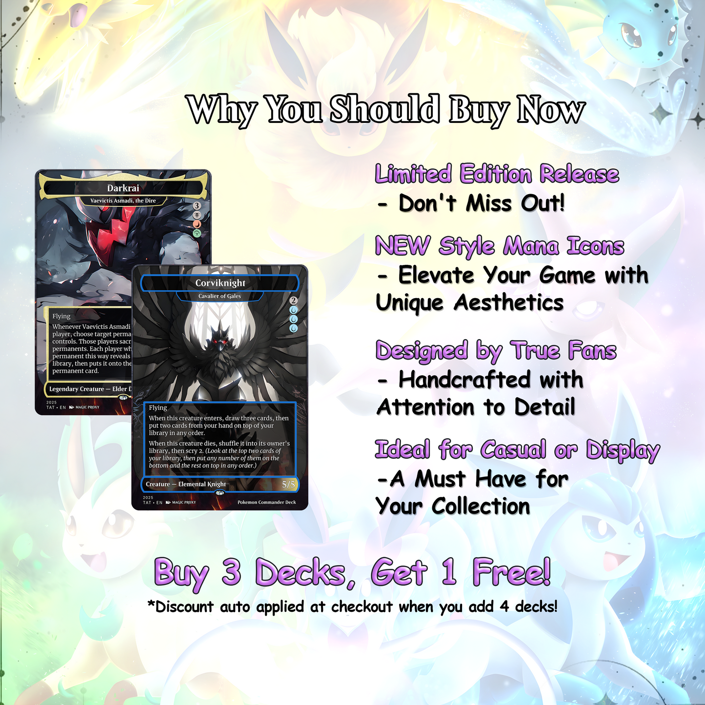 P.o.k.e.m.o.n Commander cEDH Deck - P.o.k.e.m.o.n Commander Magic Commander - Magic Proxy Deck with 160+ Unique Cards - Custom Cards MTG Proxy for Casual Play