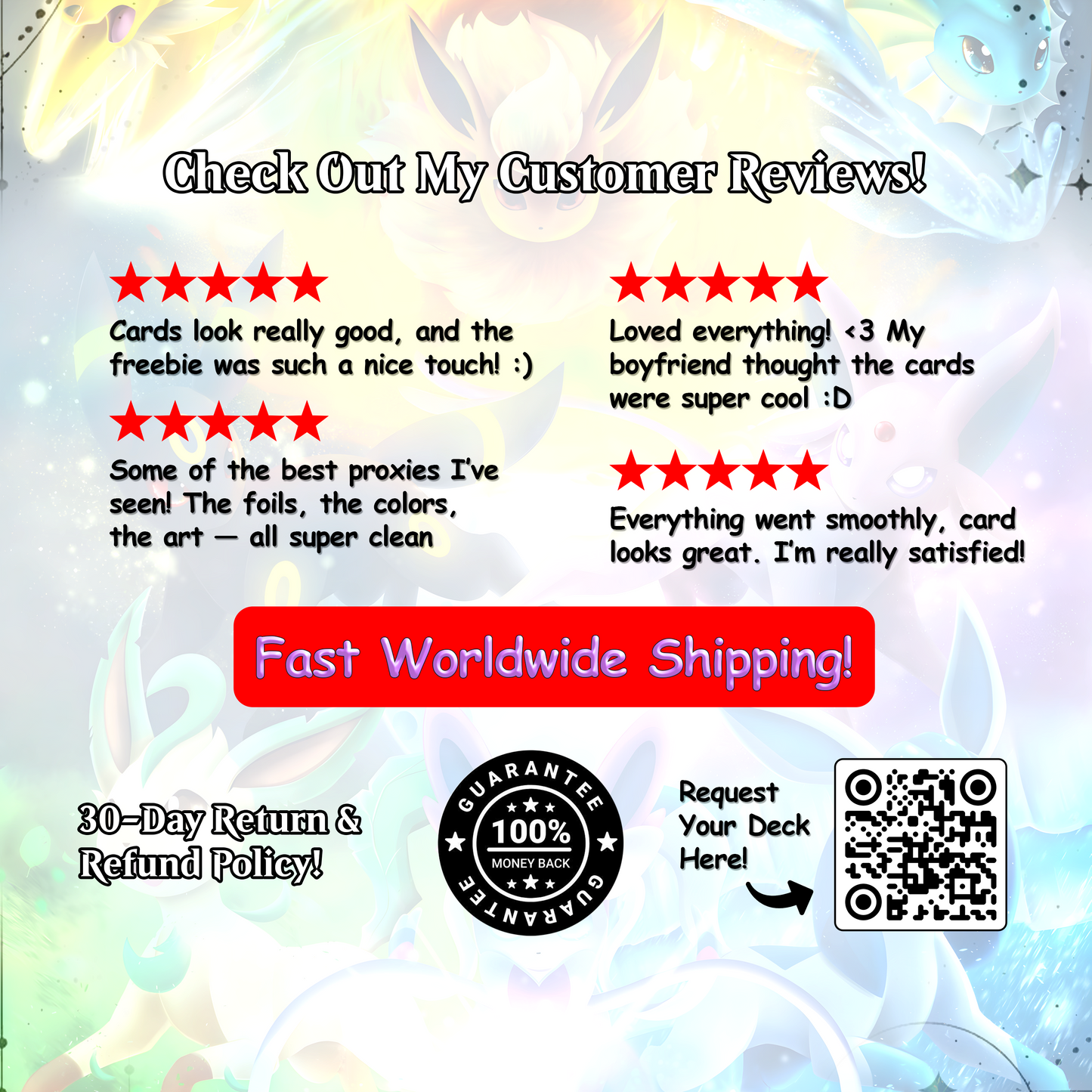 P.o.k.e.m.o.n Commander cEDH Deck - P.o.k.e.m.o.n Commander Magic Commander - Magic Proxy Deck with 160+ Unique Cards - Custom Cards MTG Proxy for Casual Play