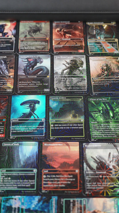 Alien Commander Deck • Alien Mtg Proxy Deck • Mtg Commander Deck • Custom MTG card • Magic The Gathering • Mtg Proxy Commander