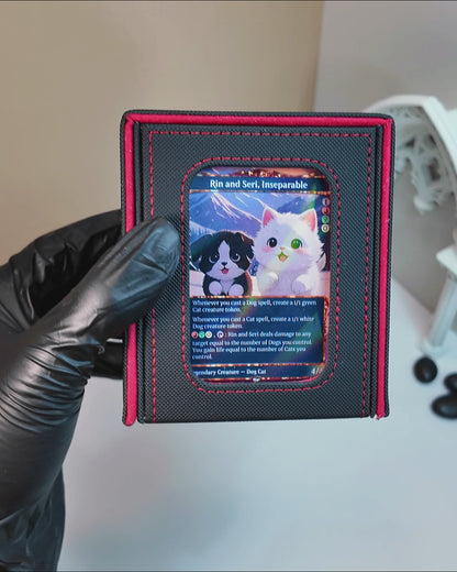 Rin and Seri Cat Dog Proxy Commander EDH Deck, 100 Cards + 8 Free Tokens | Cute Custom Full Art | MuraProxyArt